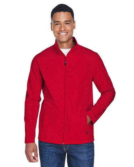 Team 365 Men's Leader Soft Shell Jacket - Team 365 TT80 Sport Red XS Soft Shell Jackets