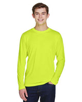 Team 365 Men's Zone Performance Long Sleeve T-Shirt - Team 365 TT11L Safety Yellow XS