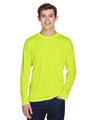 Team 365 Men's Zone Performance Long Sleeve T-Shirt - Team 365 TT11L Safety Yellow XS