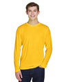 Team 365 Men's Zone Performance Long Sleeve T-Shirt - Team 365 TT11L Sport Athletic Gold XS