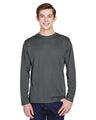Team 365 Men's Zone Performance Long Sleeve T-Shirt - Team 365 TT11L Sport Graphite XS