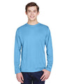 Team 365 Men's Zone Performance Long Sleeve T-Shirt - Team 365 TT11L Sport Light Blue XS
