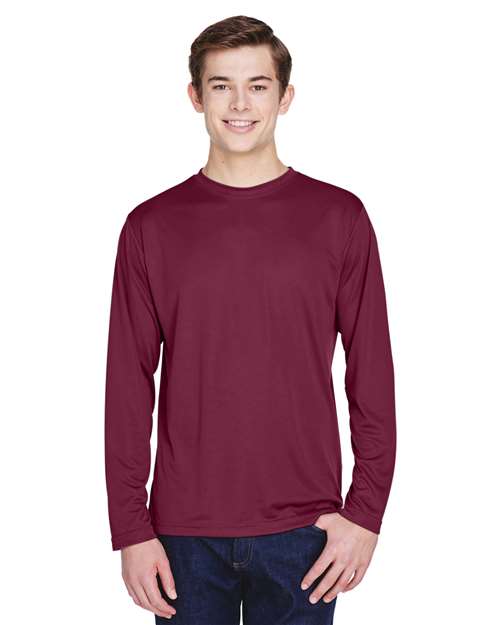 Team 365 Men's Zone Performance Long Sleeve T-Shirt - Team 365 TT11L Sport Maroon XS