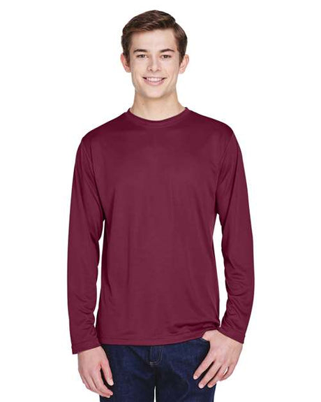 Team 365 Men's Zone Performance Long Sleeve T-Shirt - Team 365 TT11L Sport Maroon XS