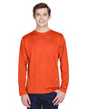 Team 365 Men's Zone Performance Long Sleeve T-Shirt - Team 365 TT11L Sport Orange XS