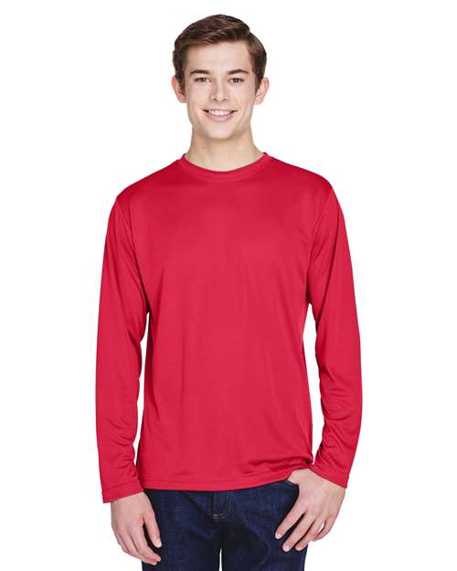 Team 365 Men's Zone Performance Long Sleeve T-Shirt - Team 365 TT11L Sport Red XS