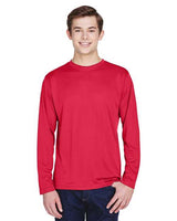 Team 365 Men's Zone Performance Long Sleeve T-Shirt - Team 365 TT11L Sport Red XS