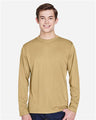 Team 365 Men's Zone Performance Long Sleeve T-Shirt - Team 365 TT11L Sport Vegas Gold XS