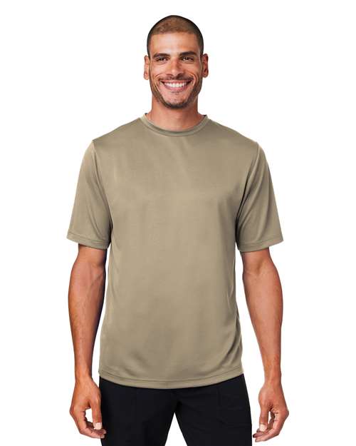 Team 365 Men's Zone Performance Mesh T-Shirt - Team 365 TT15 Coyote Brown XS