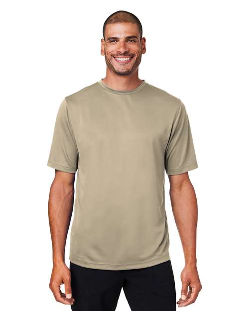 Team 365 Men's Zone Performance Mesh T-Shirt - Team 365 TT15 Desert Khaki XS
