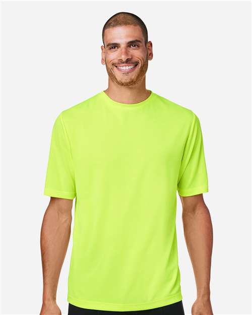 Team 365 Men's Zone Performance Mesh T-Shirt - Team 365 TT15 Safety Yellow XS