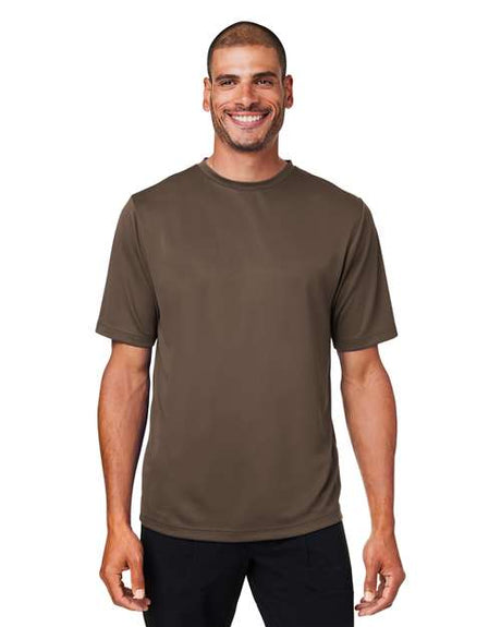Team 365 Men's Zone Performance Mesh T-Shirt - Team 365 TT15 Sport Dark Brown XS