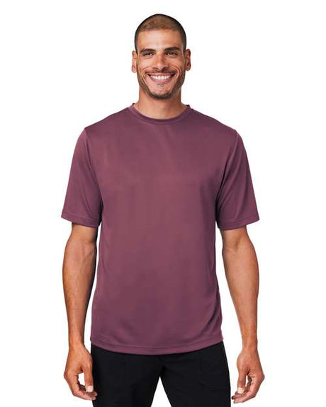 Team 365 Men's Zone Performance Mesh T-Shirt - Team 365 TT15 Sport Dark Maroon XS