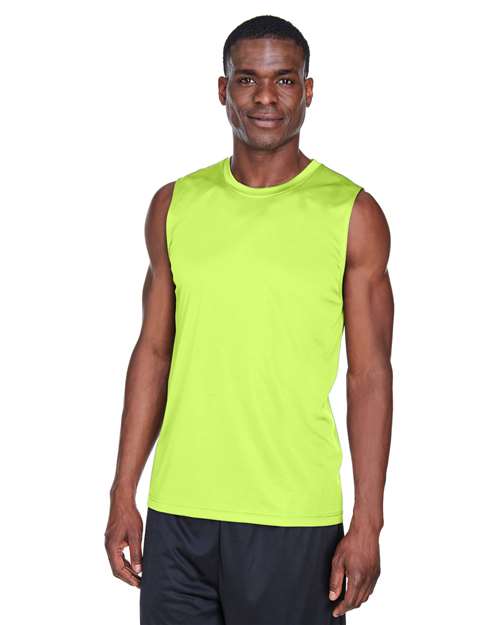 Team 365 Men's Zone Performance Muscle T-Shirt - Team 365 TT11M Safety Yellow XS
