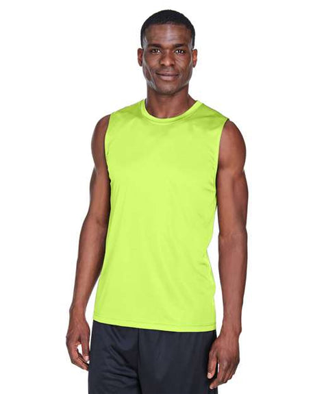Team 365 Men's Zone Performance Muscle T-Shirt - Team 365 TT11M Safety Yellow XS