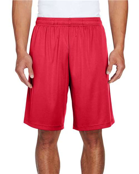 Team 365 Men's Zone Performance Shorts - Team 365 TT11SH Sport Red XS