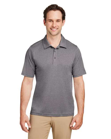 Team 365 Men's Zone Sonic Heather Performance Polo - Team 365 TT51H Dark Grey Heather XS