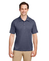 Team 365 Men's Zone Sonic Heather Performance Polo - Team 365 TT51H Sport Dark Navy Heather XS
