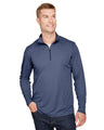 Team 365 Men's Zone Sonic Heather Performance Quarter - Zip Pullover - Team 365 TT31H Sport Dark Navy Heather XS