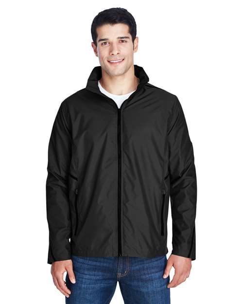 Team 365 Unisex Conquest Jacket with Mesh Lining - Team 365 TT70 Black XS