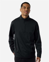 Team 365 Unisex Squad Cadet Quarter - Zip Tech Fleece Pullover - Team 365 TT401 Black XS