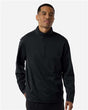 Team 365 Unisex Squad Cadet Quarter - Zip Tech Fleece Pullover - Team 365 TT401 Black XS