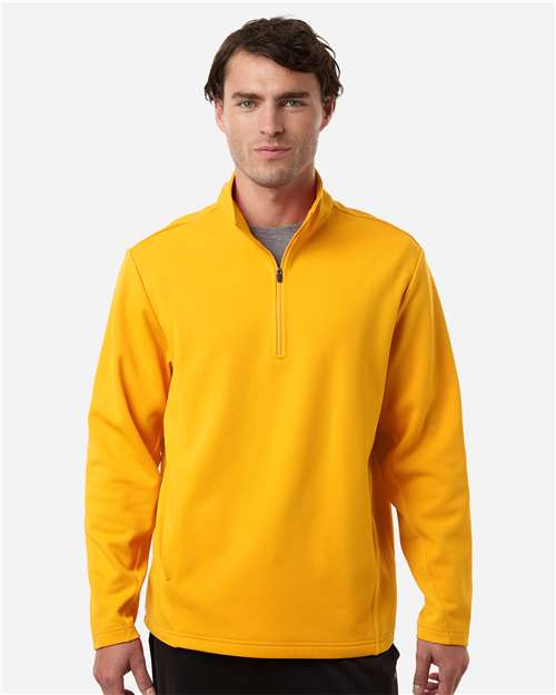 Team 365 Unisex Squad Cadet Quarter - Zip Tech Fleece Pullover - Team 365 TT401 Sport Athletic Gold XS