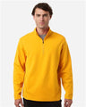 Team 365 Unisex Squad Cadet Quarter - Zip Tech Fleece Pullover - Team 365 TT401 Sport Athletic Gold XS