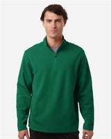 Team 365 Unisex Squad Cadet Quarter - Zip Tech Fleece Pullover - Team 365 TT401 Sport Forest XS