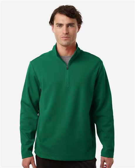 Team 365 Unisex Squad Cadet Quarter - Zip Tech Fleece Pullover - Team 365 TT401 Sport Forest XS