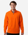 Team 365 Unisex Squad Cadet Quarter - Zip Tech Fleece Pullover - Team 365 TT401 Sport Orange XS