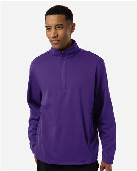 Team 365 Unisex Squad Cadet Quarter - Zip Tech Fleece Pullover - Team 365 TT401 Sport Purple XS