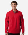 Team 365 Unisex Squad Cadet Quarter - Zip Tech Fleece Pullover - Team 365 TT401 Sport Red XS