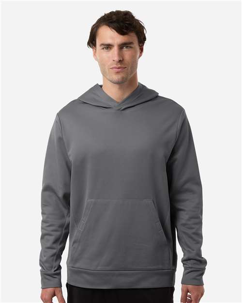 Team 365 Unisex Squad Hooded Tech Fleece Pullover - Team 365 TT400 Sport Graphite XS