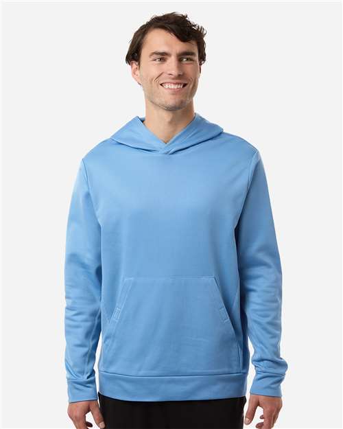 Team 365 Unisex Squad Hooded Tech Fleece Pullover - Team 365 TT400 Sport Light Blue XS