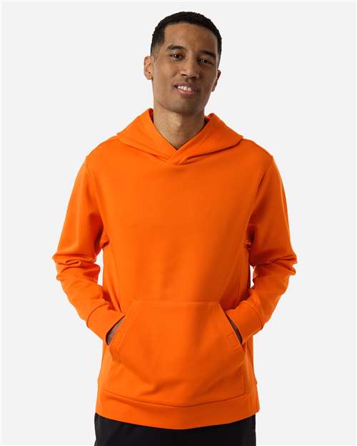 Team 365 Unisex Squad Hooded Tech Fleece Pullover - Team 365 TT400 Sport Orange XS