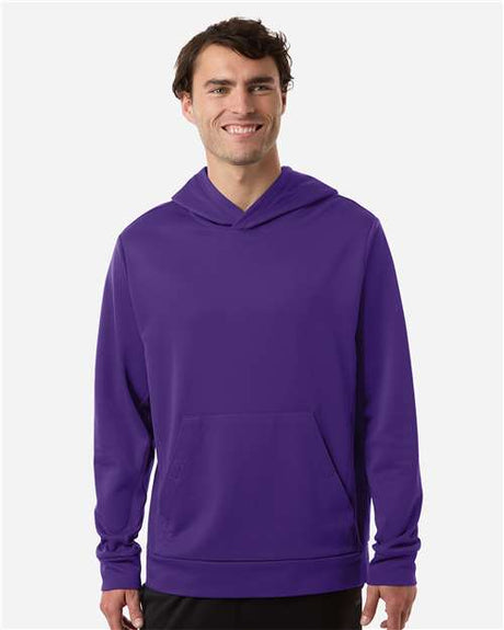 Team 365 Unisex Squad Hooded Tech Fleece Pullover - Team 365 TT400 Sport Purple XS