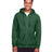 Team 365 Unisex Zone HydroSport™ Heavyweight Full - Zip Hooded Sweatshirt - Team 365 TT95 Sport Dark Green XS