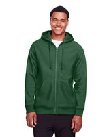 Team 365 Unisex Zone HydroSport™ Heavyweight Full - Zip Hooded Sweatshirt - Team 365 TT95 Sport Dark Green XS
