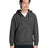 Team 365 Unisex Zone HydroSport™ Heavyweight Quarter - Zip Hooded Sweatshirt - Team 365 TT97 Dark Grey Heather M
