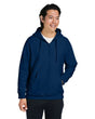 Team 365 Unisex Zone HydroSport™ Heavyweight Quarter - Zip Hooded Sweatshirt - Team 365 TT97 Sport Dark Navy XS