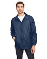 Team 365 Unisex Zone Protect Coaches Jacket - Team 365 TT75 Sport Dark Navy XS