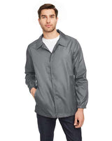 Team 365 Unisex Zone Protect Coaches Jacket - Team 365 TT75 Sport Graphite XS