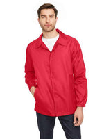 Team 365 Unisex Zone Protect Coaches Jacket - Team 365 TT75 Sport Red XS