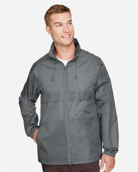 Team 365 Unisex Zone Protect Lightweight Jacket - Team 365 TT73 Sport Graphite XS