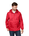 Team 365 Unisex Zone Protect Packable Anorak Jacket - Team 365 TT77 Sport Red XS Jackets