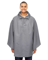 Team 365 Unisex Zone Protect Packable Poncho - Team 365 TT71 Sport Graphite One Size