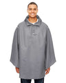 Team 365 Unisex Zone Protect Packable Poncho - Team 365 TT71 Sport Graphite One Size
