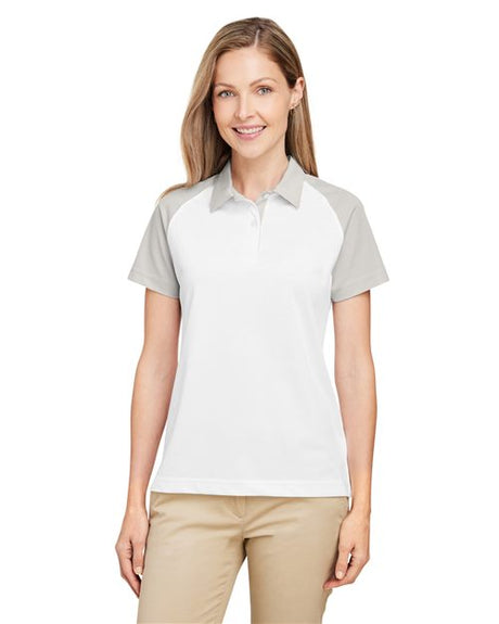 Team 365 Women's Command Snag - Protection Colorblock Polo - Team 365 TT21CW Sport Dark Navy/ Sport Graphite XS