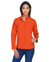 Team 365 Women's Leader Soft Shell Jacket - Team 365 TT80W Sport Orange XS